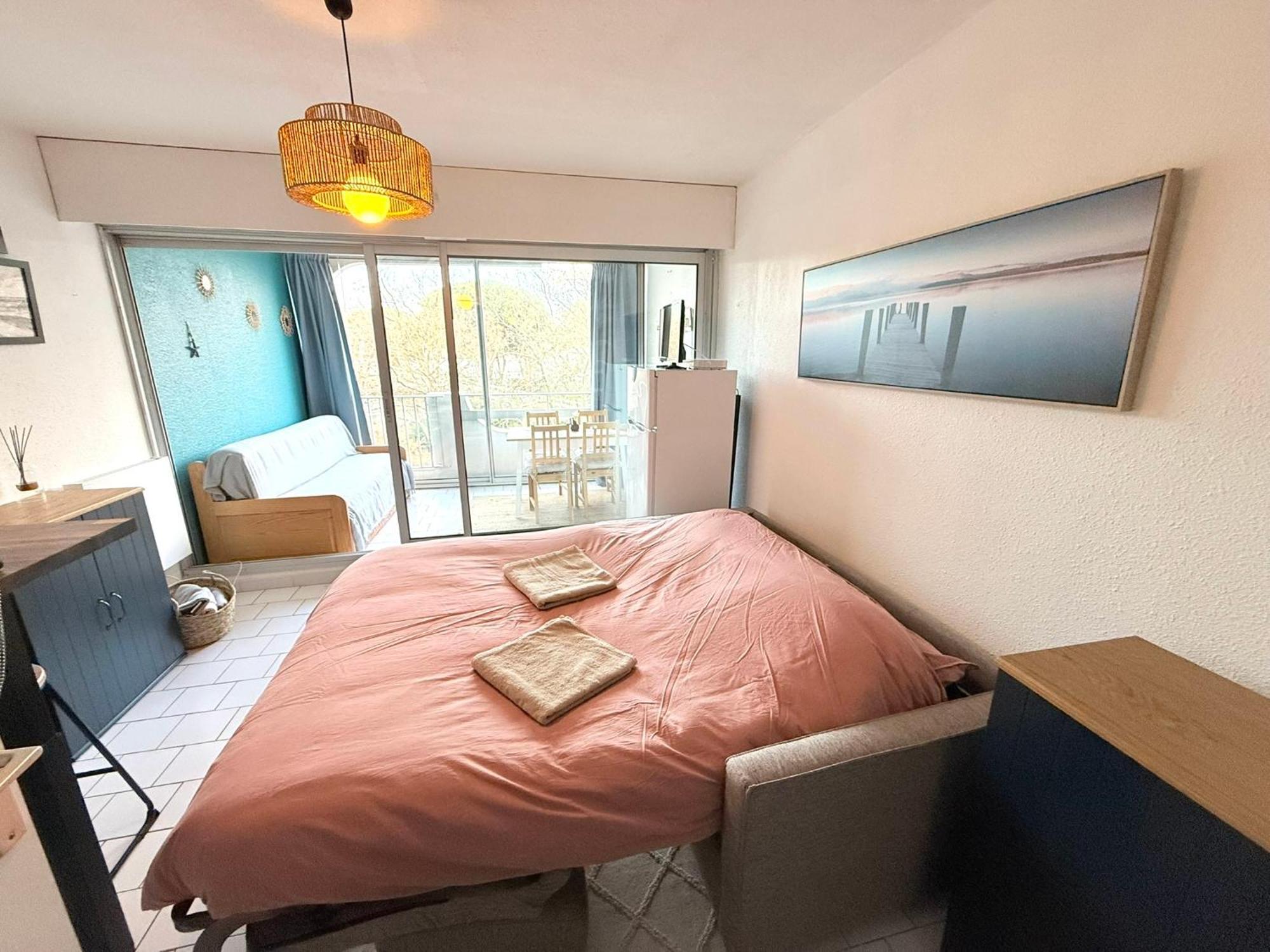 Appart Grande Motte Quartier Couchant - Parking - Balcon- Piscine - Plage 300M La Grande-Motte Eksteriør bilde