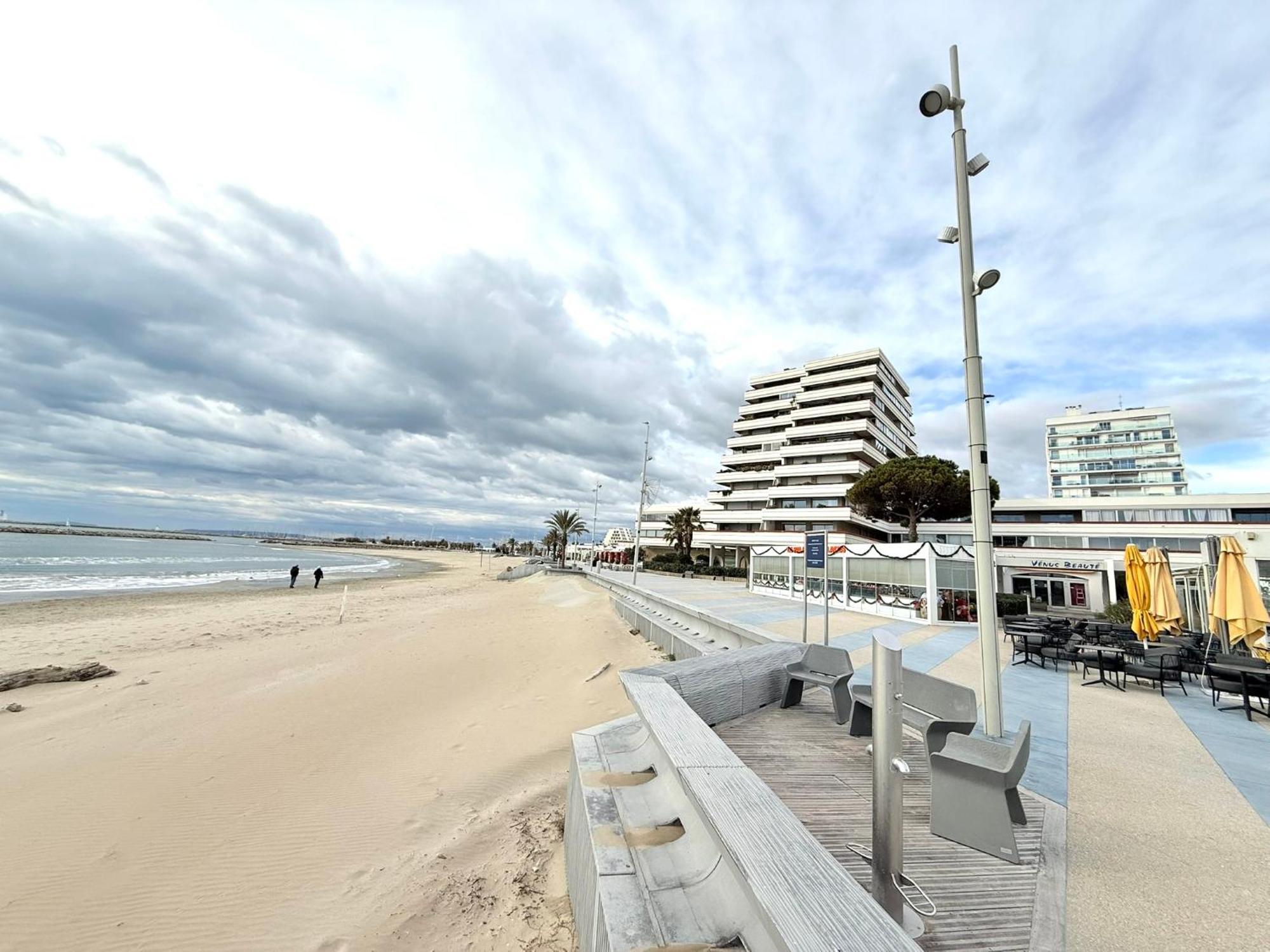 Appart Grande Motte Quartier Couchant - Parking - Balcon- Piscine - Plage 300M La Grande-Motte Eksteriør bilde