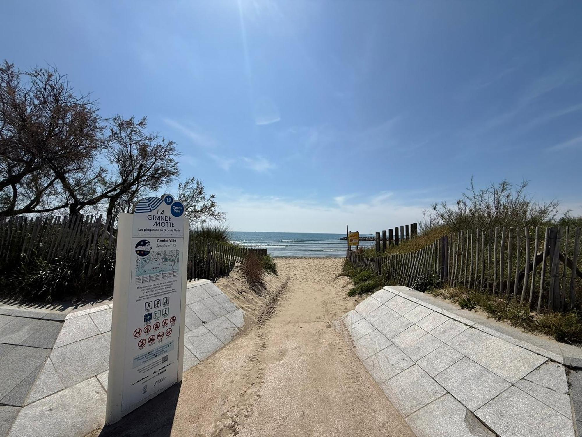 Appart Grande Motte Quartier Couchant - Parking - Balcon- Piscine - Plage 300M La Grande-Motte Eksteriør bilde